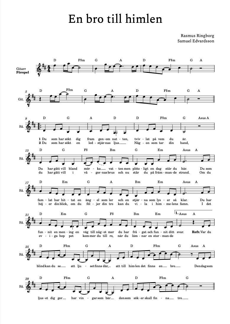 Förhandsbild: En bro till himlen